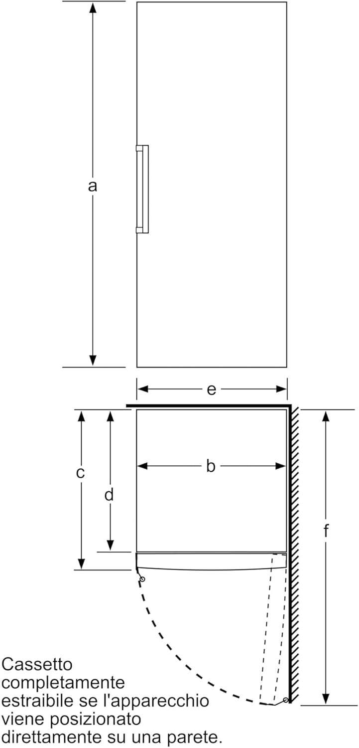 Congelador vertical independiente Bosch Serie 6 GSN54AWDV / A+++ / 176 x 70 cm / 188 kWh/año / blanco / 360 l / IceTwister / BigBox