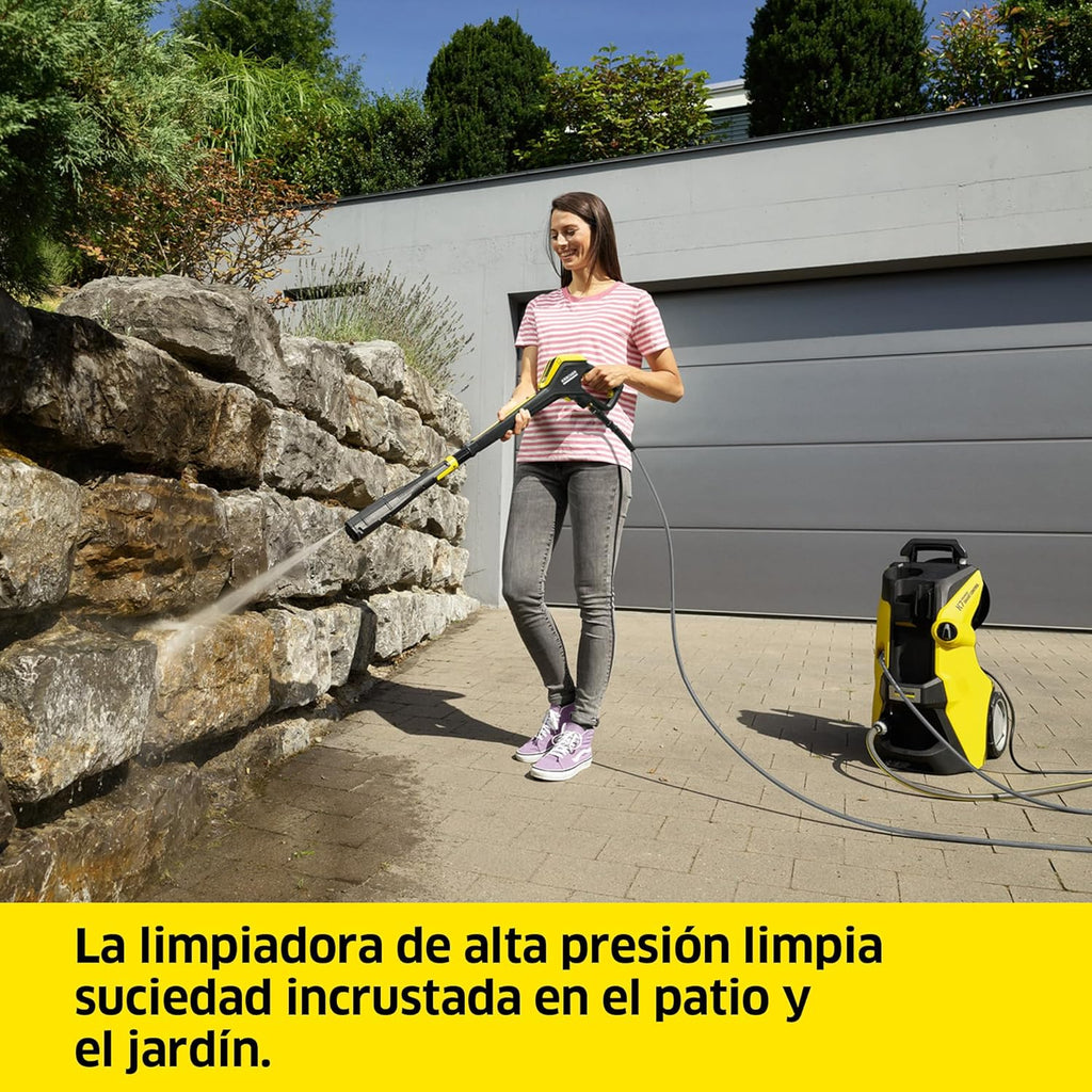 Hidrolimpiadora Kärcher K 7 Premium Smart Control Flex Home, Presión: 180 bares, Caudal: 600 l/h, Rendimiento: 60 m²/h, Filtro de agua, Peso: 18 kg, Manguera flexible, Lanza Multi Jet