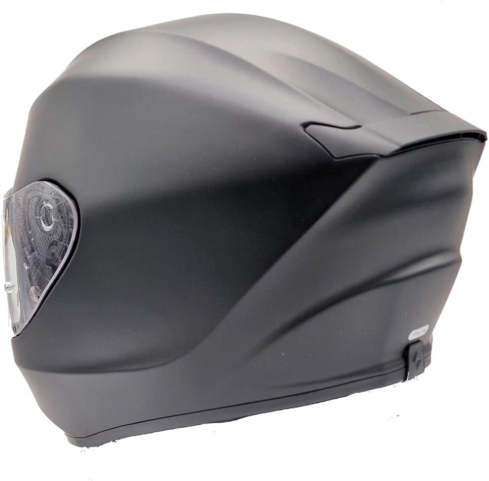 Scorpion Exo-391 Negro Mate Sólido | Casco de moto integral unisex para hombre y mujer - Homologado ECE 22.06