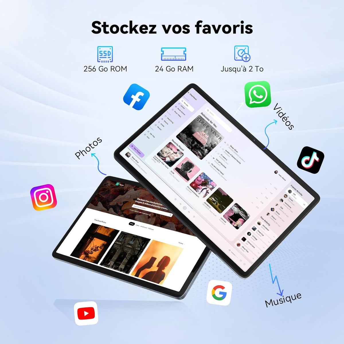 Tableta modelo 2026 de 10 pulgadas con lápiz óptico, Android 15, ultra eficiente - Teclado y ratón incluidos - Tabletas Android con IA Gemini, procesador, 8 GB de RAM + 256 GB de ROM, Widevine L1, 5 años de garantía