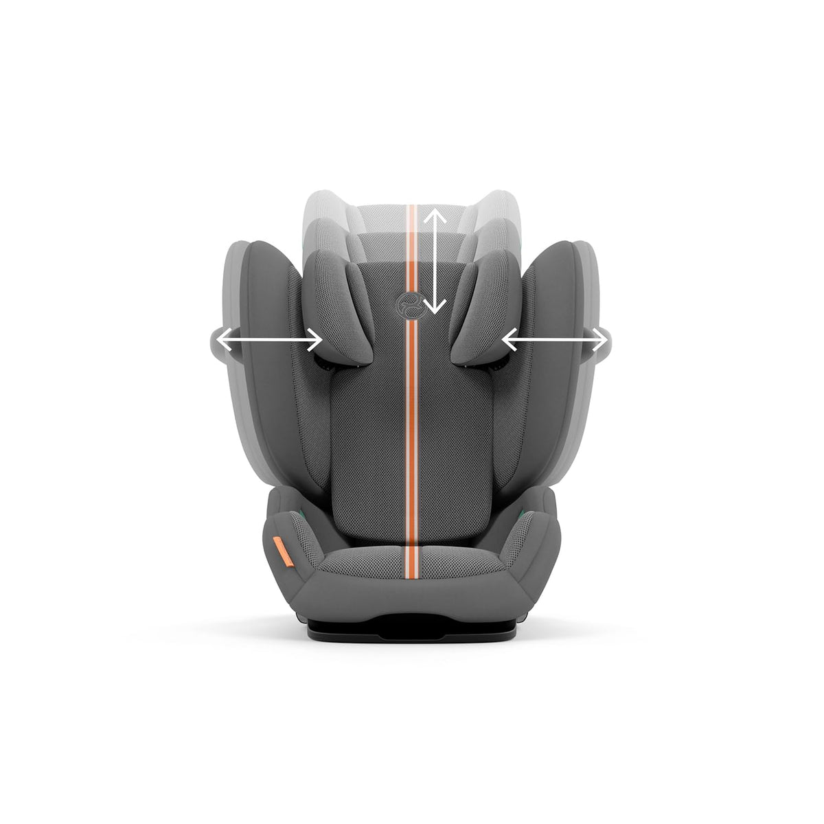 CYBEX Gold Silla de coche infantil Solution G i-Fix, para coches con y sin ISOFIX, desde aprox. 3 hasta 12 años (100 - 150 cm), desde aprox. 15 hasta 50 kg, Lava Grey
