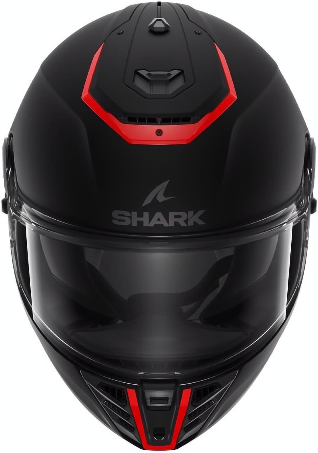 SHARK, Casco de moto integral SPARTAN RS BLANK SP Negro / Rojo KOK, XXL