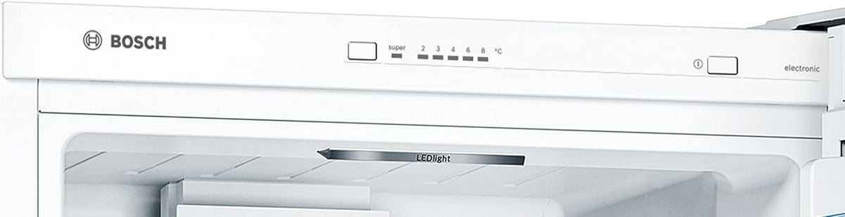 Bosch KGV36VWEAS Serie 4, Frigorífico combinado de libre instalación - 308 L - Al 186 x An 60 cm - Blanco