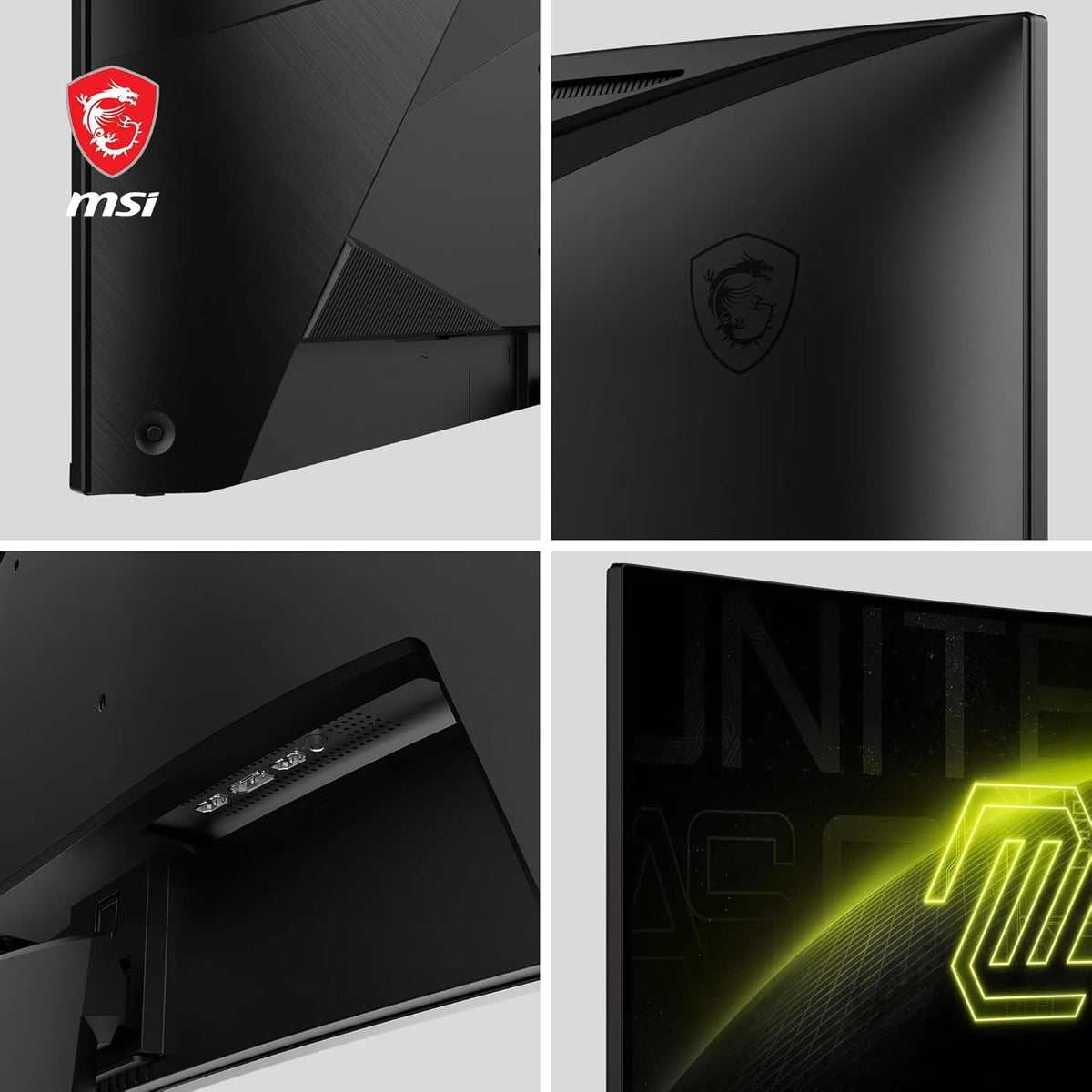 Monitor gaming curvo MSI MAG 27C6F de 27" FHD - Panel Rapid VA 1920 x 1080 1500R, 180 Hz / 0,5 ms (GtG, Mín.), Adaptive-Sync - DP 1.2a, HDMI CEC